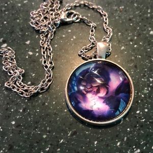Beauty and the beast necklace